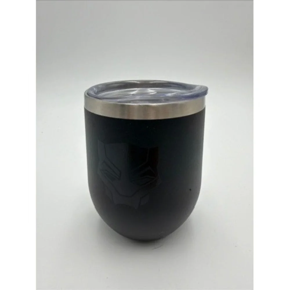 Marvel Black Panther‎ Tumbler Unisex 12oz Black Insulated Stainless Steel
